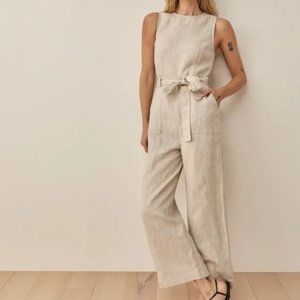 Naomi Linen Jumpsuit (New with tags)